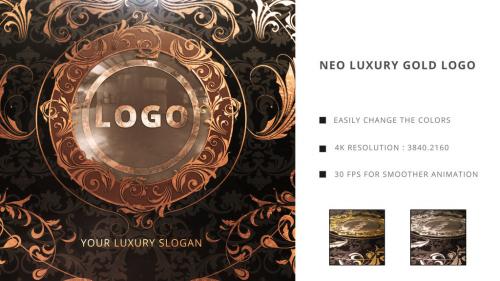 Neo Luxury Golden Logo - 13090241
