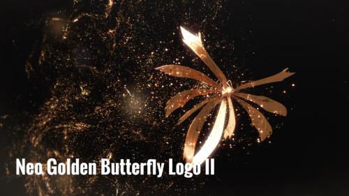 Neo Golden Butterfly Logo V II - 12914566