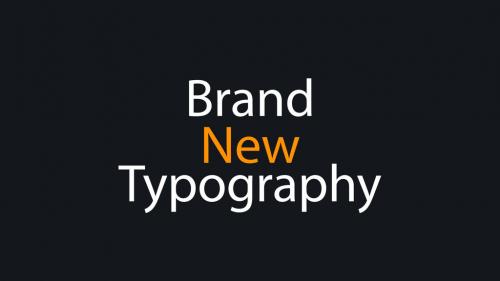 Kinetic Stomp Typography Opener - 13587026