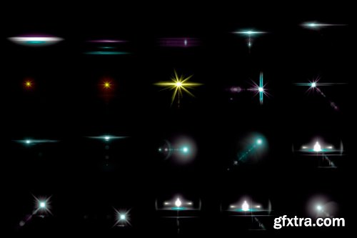 CreativeMarket - 100 Lens Effect Brushes for PS Vol 1 4443103