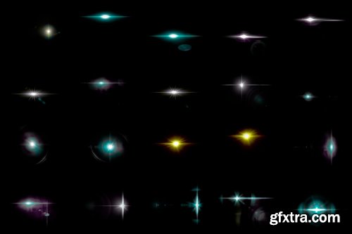 CreativeMarket - 100 Lens Effect Brushes for PS Vol 1 4443103