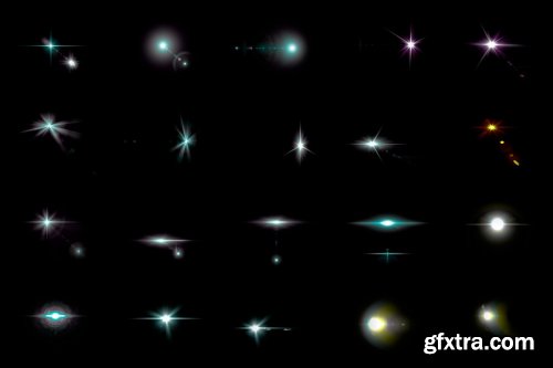 CreativeMarket - 100 Lens Effect Brushes for PS Vol 1 4443103