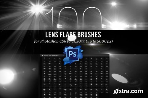 CreativeMarket - 100 Lens Effect Brushes for PS Vol 1 4443103