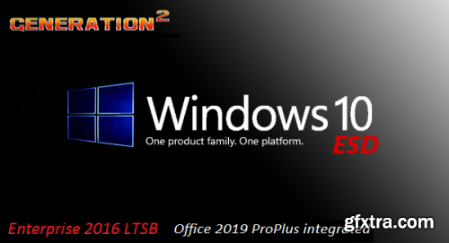 Windows 10 Enterprise 2016 LTSB v1607 Build 14393.3474 x64 + Office 2019 Pro Plus VL x64 integrated