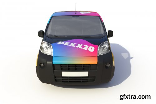 CreativeMarket - Van Wrap Mock-up 4482976