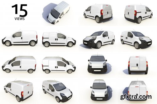 CreativeMarket - Van Wrap Mock-up 4482976