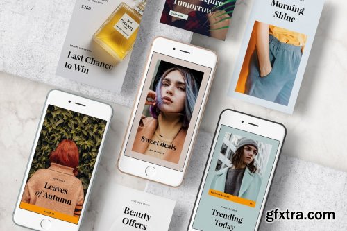 CreativeMarket - Phone Screen / UI / Instagram Mockup 4434578