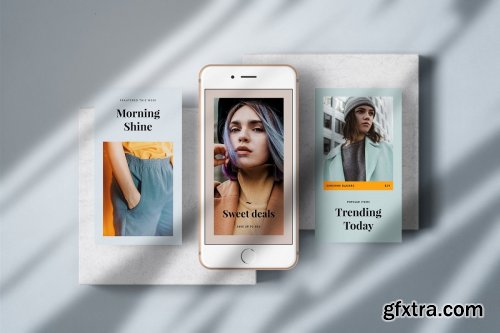 CreativeMarket - Phone Screen / UI / Instagram Mockup 4434578