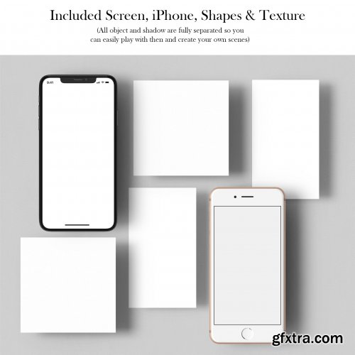CreativeMarket - Phone Screen / UI / Instagram Mockup 4434578
