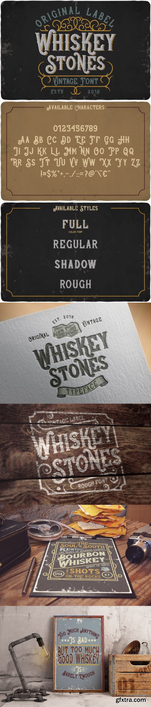 Whiskey Fonts Bundle