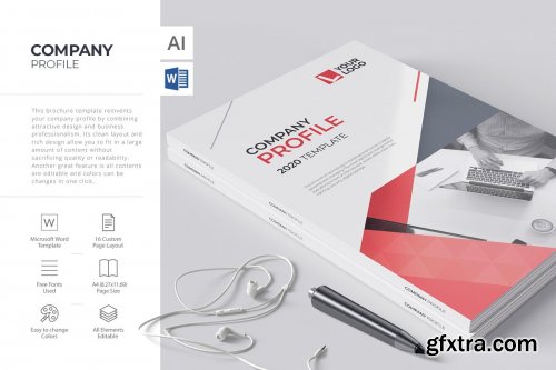 CreativeMarket - Compay Profile 2020 4590373