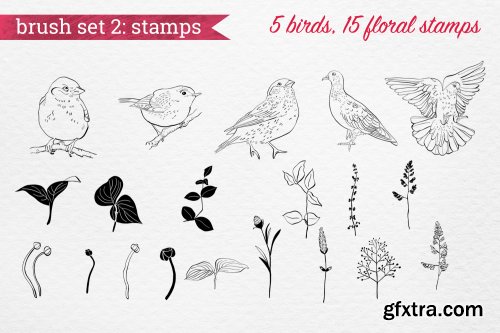 Rose brush box for Procreate