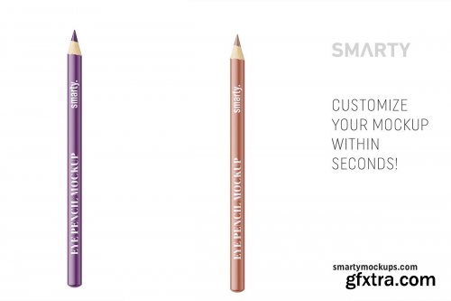CreativeMarket - Matt eye pencil mockup 4570032