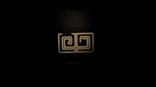 Gold logo motion elements - 11345981