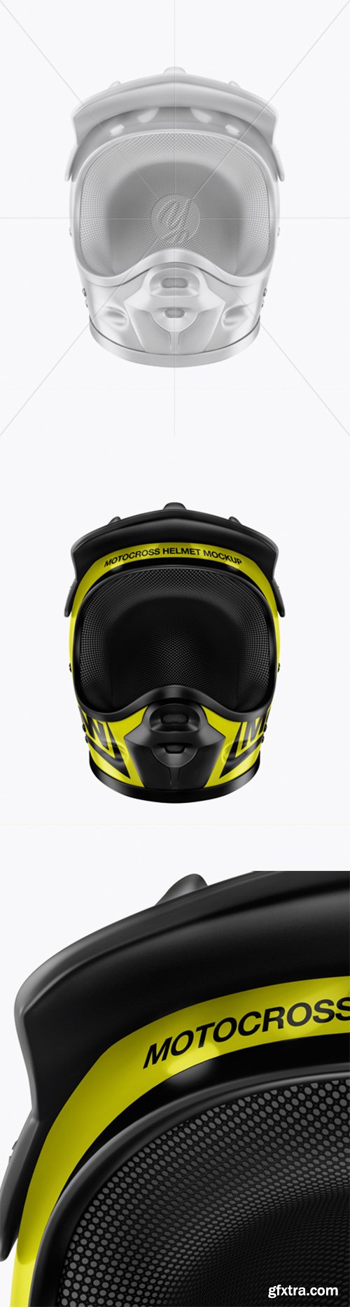Download Motocross Helmet Mockup - Front View 21205 » GFxtra