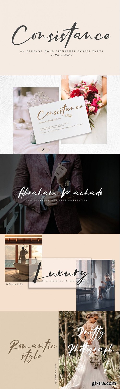 Consistance Signature Font Consistance Signature Font