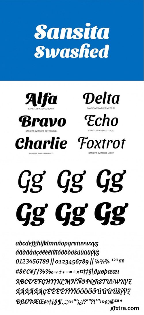 Sansita Swashed Font Family Sansita Swashed Font Family