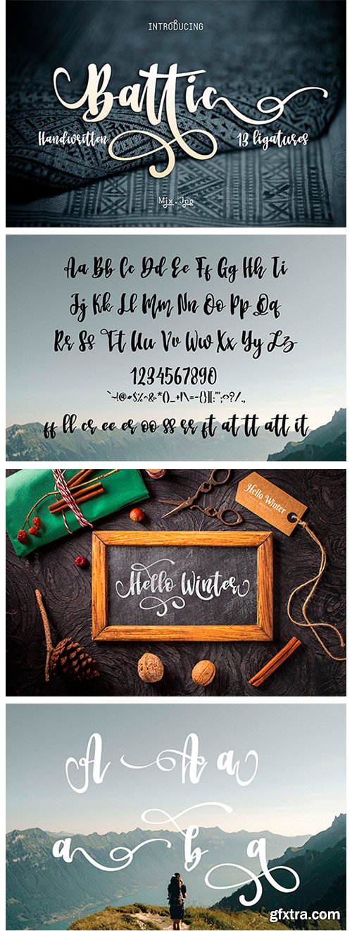 Battic Font Battic Font