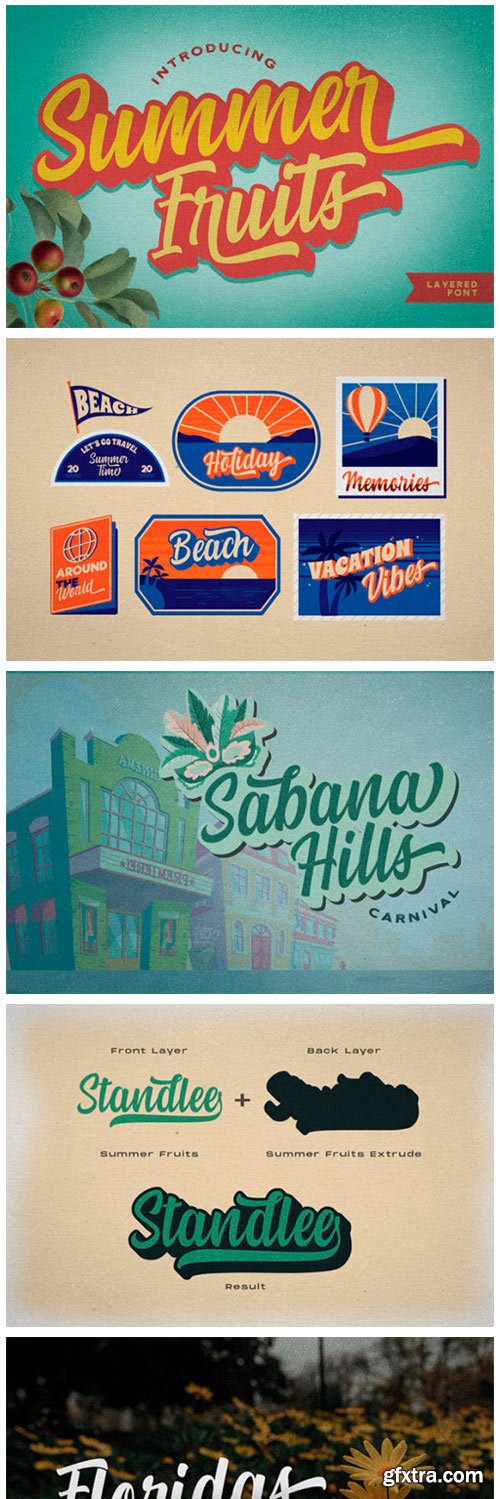 Summer Fruits Font Summer Fruits Font