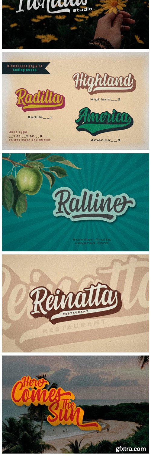 Summer Fruits Font Summer Fruits Font