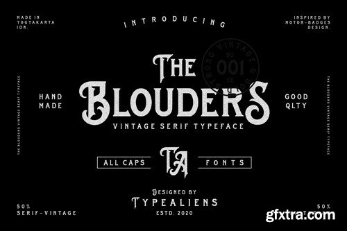 Blouders Font Blouders Font