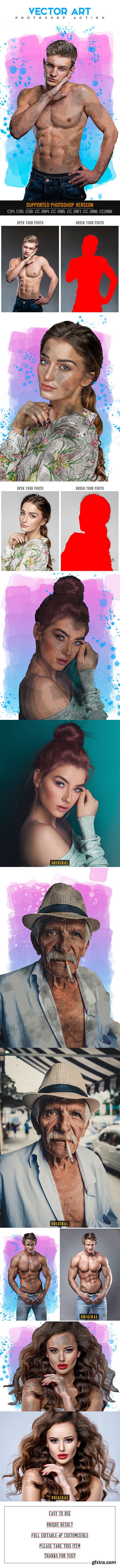 Graphicriver - Vector Art Photoshop Action 25659008