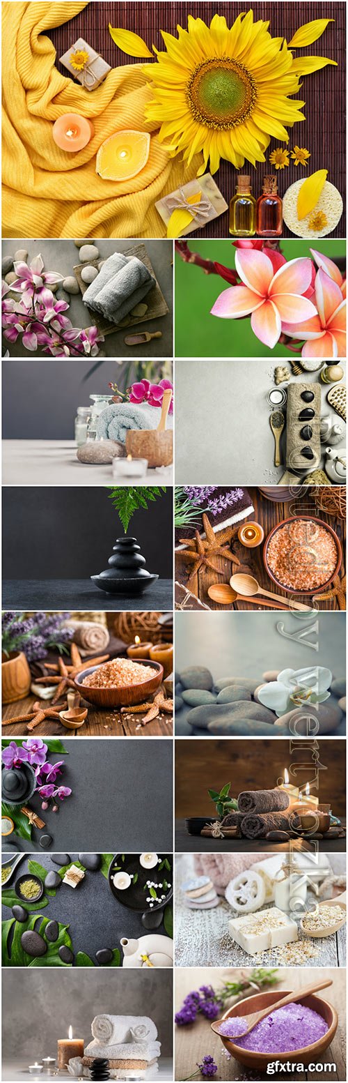 Spa backgrounds beautiful stock photo