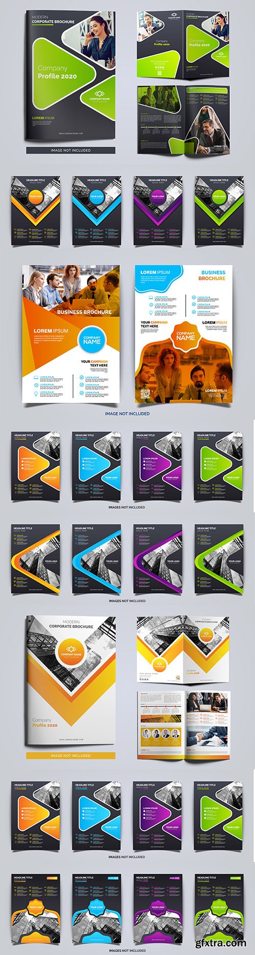 Elegant business brochure and company flyer template
