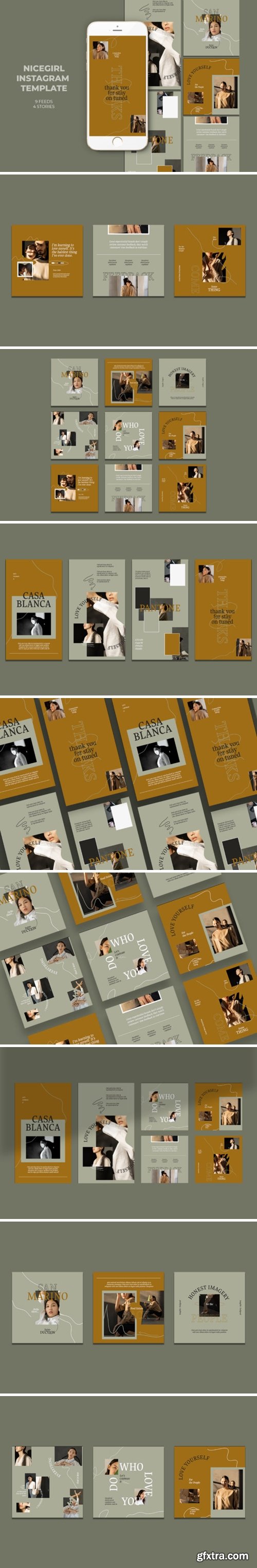 Nicegirl Instagram Templates 3040900