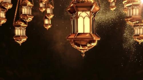 Videohive - Ramadan Lantern Background Loop 2