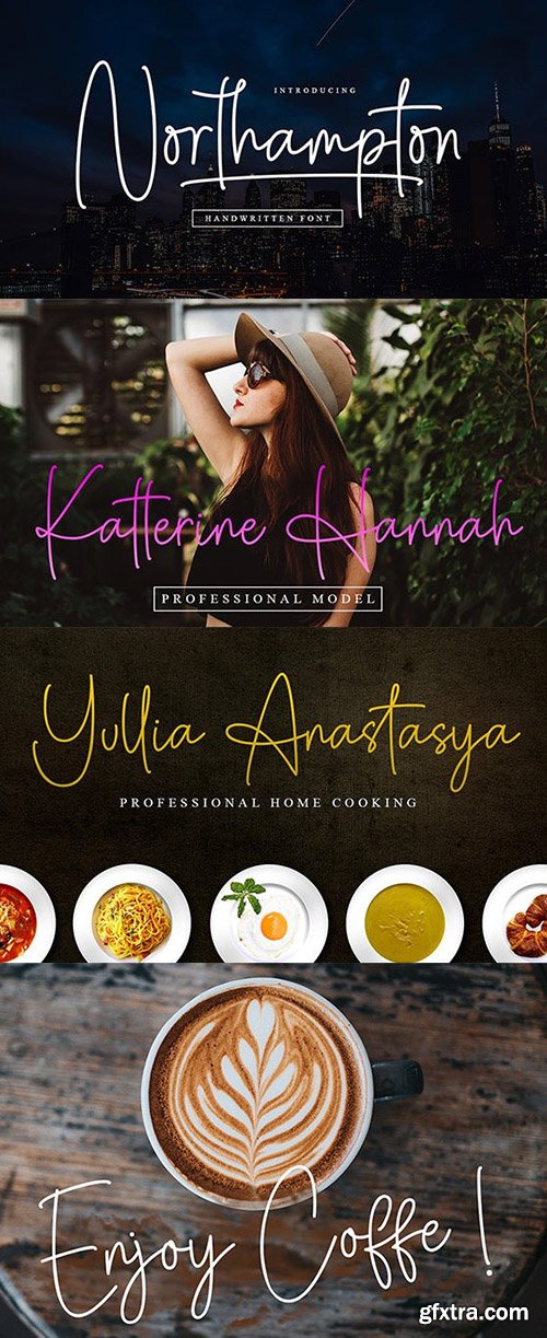 Northampton Handwritten Font Northampton Handwritten Font