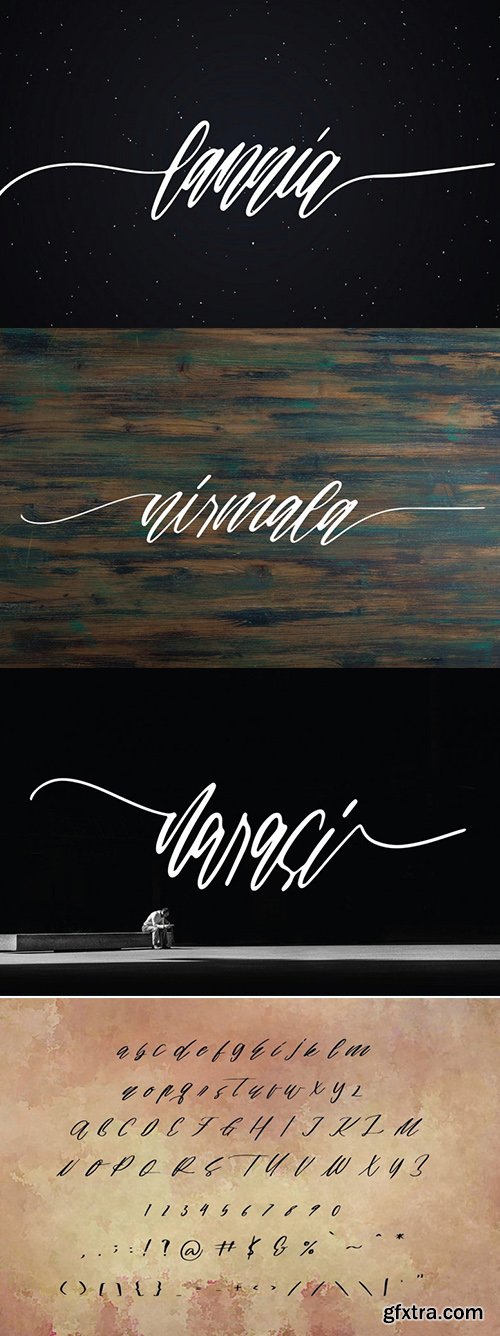 Lannia Handwritten Font Lannia Handwritten Font