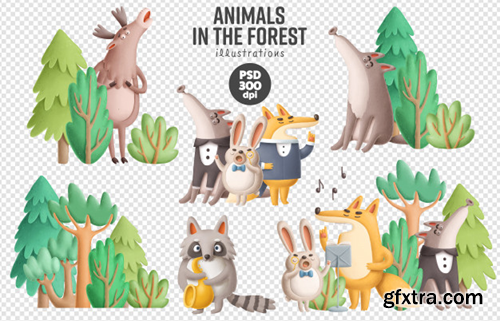 singing-animals-forest-illustration_147671-150