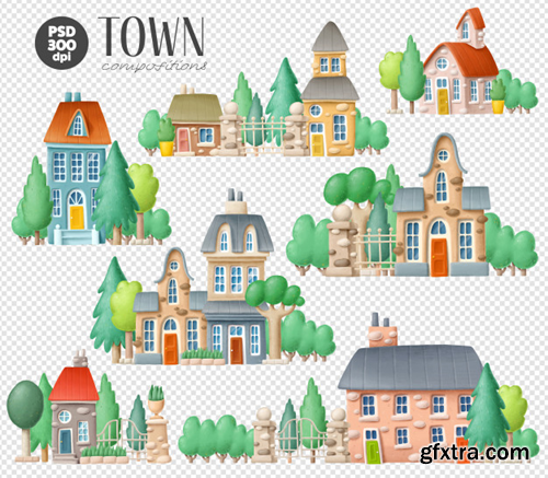 set-town-illustrations_147671-159