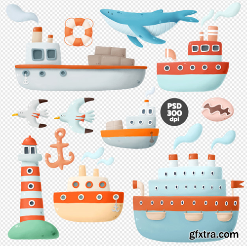 nautical-hand-drawn-clipart-collection_147671-168