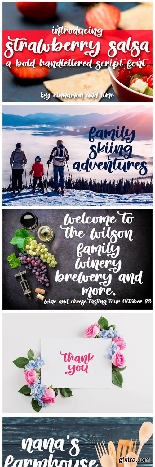 Strawberry Salsa Font Strawberry Salsa Font