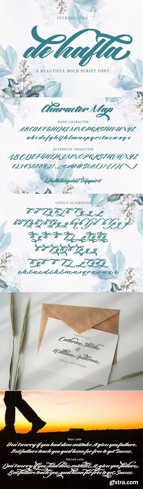 De Hafla Script Font De Hafla Script Font