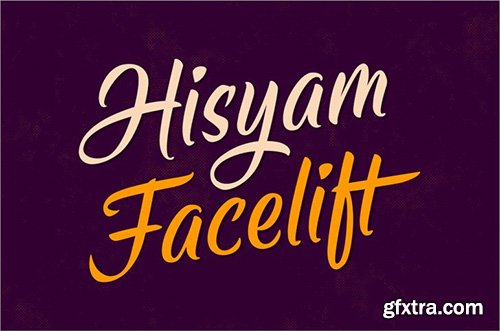 Hisyam Facelift Script Font Hisyam Facelift Script Font