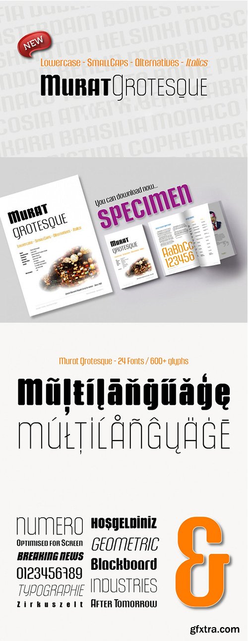 Murat Grotesque Font Family Murat Grotesque Font Family