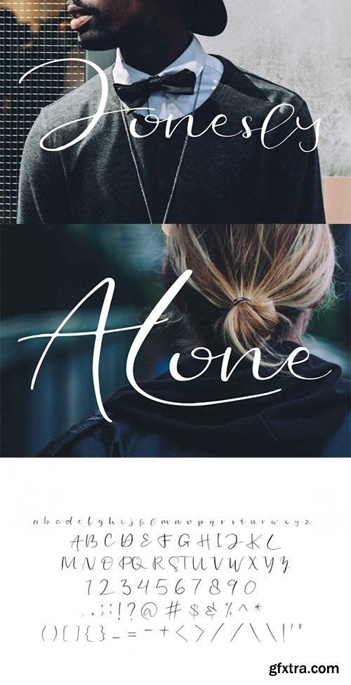 Jonesly Script Font Jonesly Script Font
