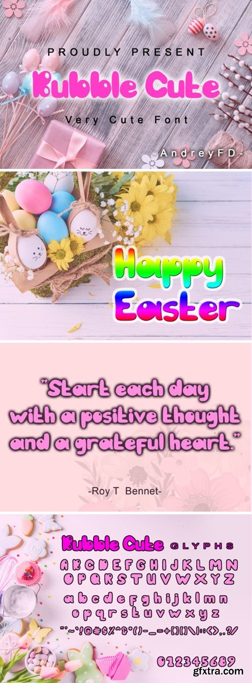 Bubble Cute Font
