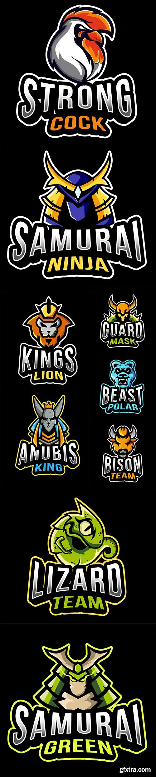 9 Esport Logo Template Set 9 Esport Logo Template Set