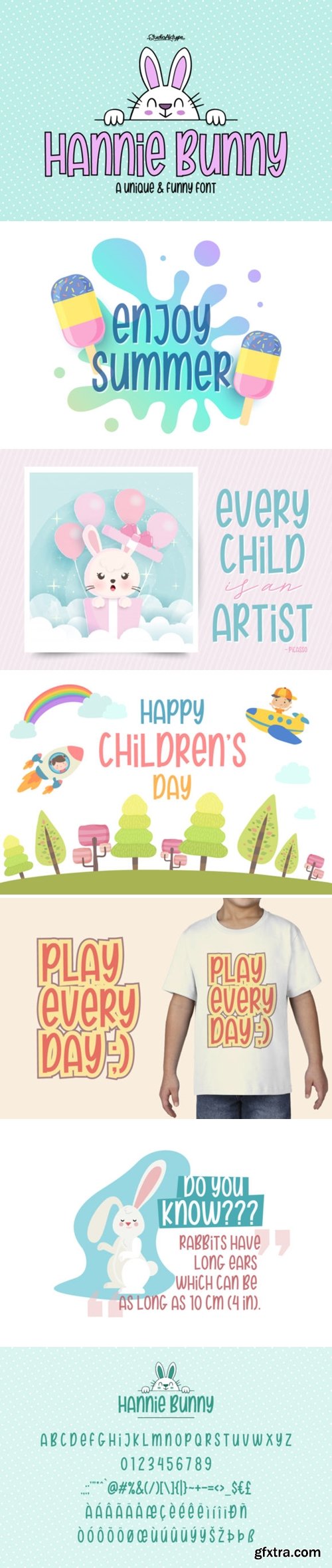 Hannie Bunny Font