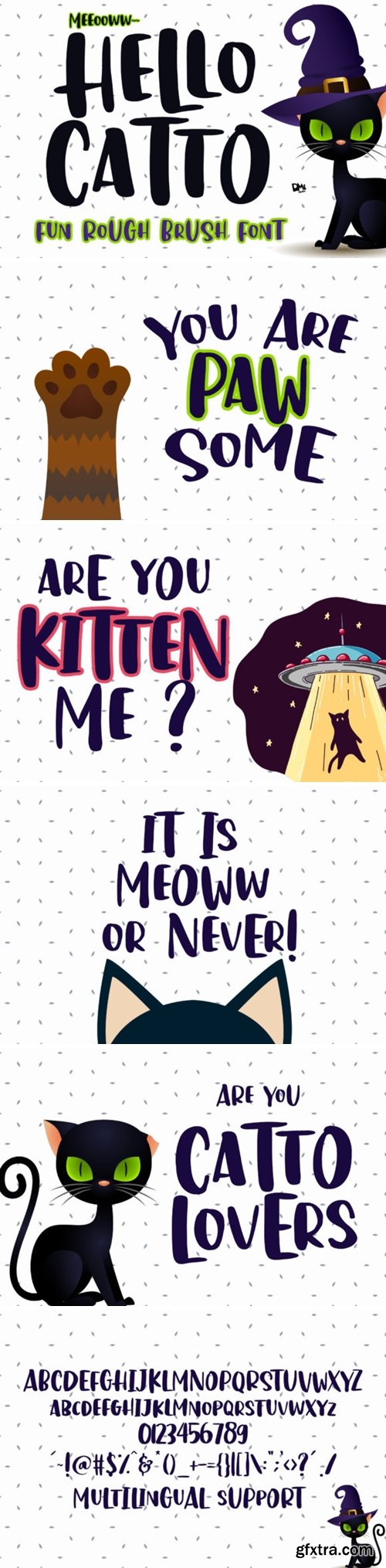 Hello Catto Font