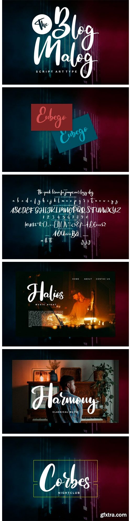The Blog Malog Font