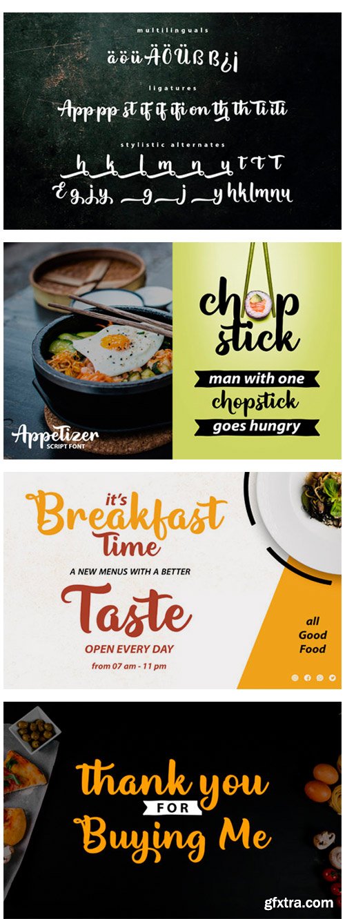 Appetizer Font Appetizer Font