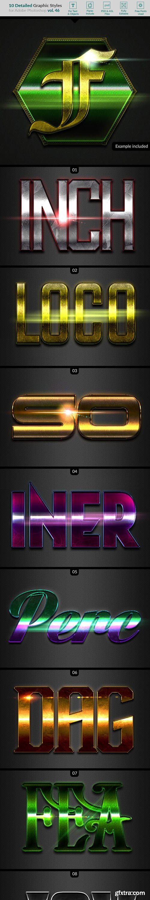Graphicriver - 10 Text Effects Vol. 46 25813616