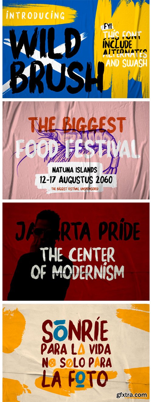Wild Brush Font Wild Brush Font