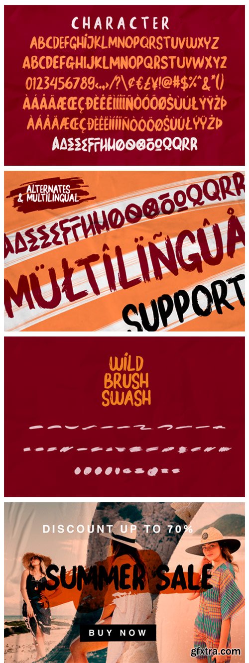 Wild Brush Font Wild Brush Font