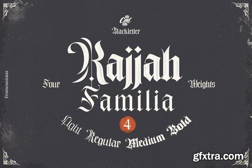 CM - Rajjah Familia Font 4614081 CM - Rajjah Familia Font 4614081